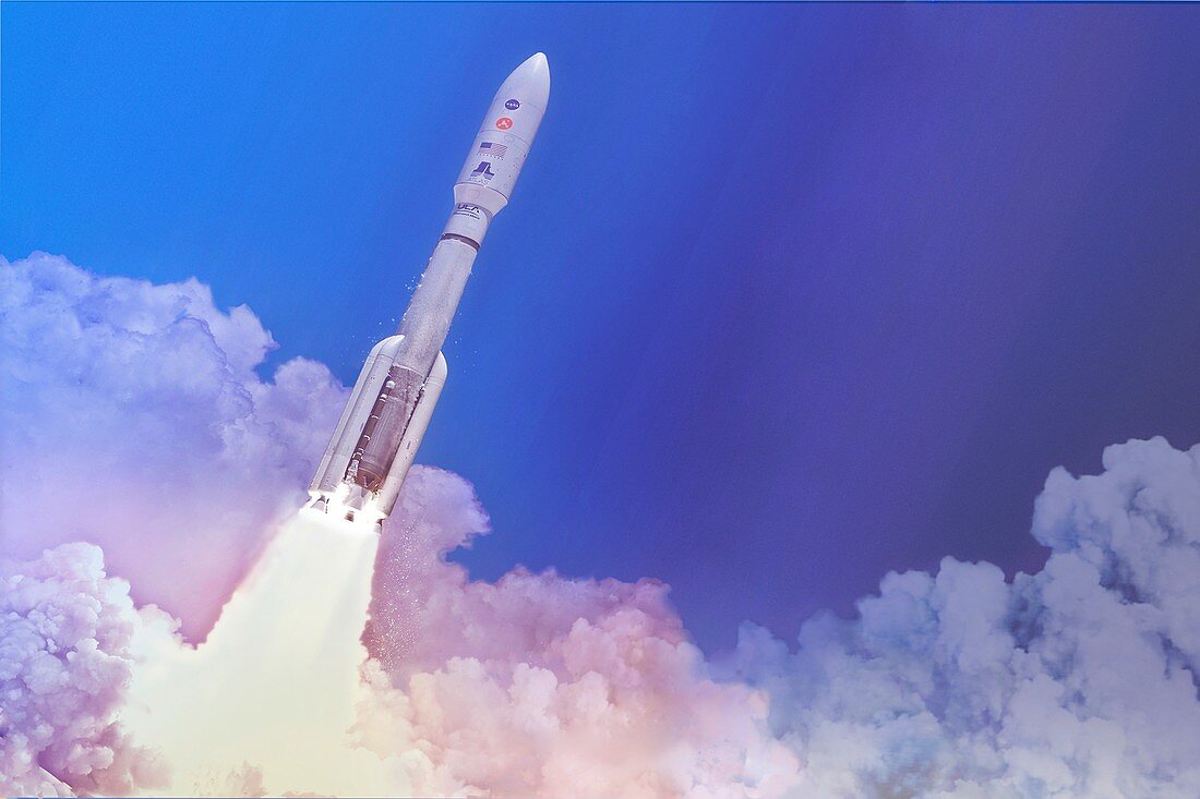 Rocket to Mars, illustration