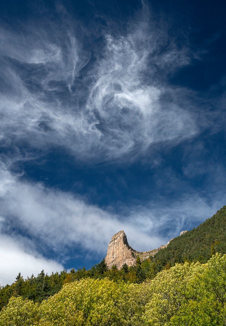 Rotating clouds, Spanish pyrennes