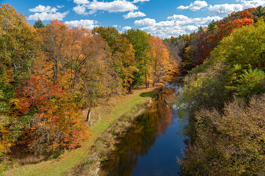 Autumn in Mill Creek, Michigan, USA