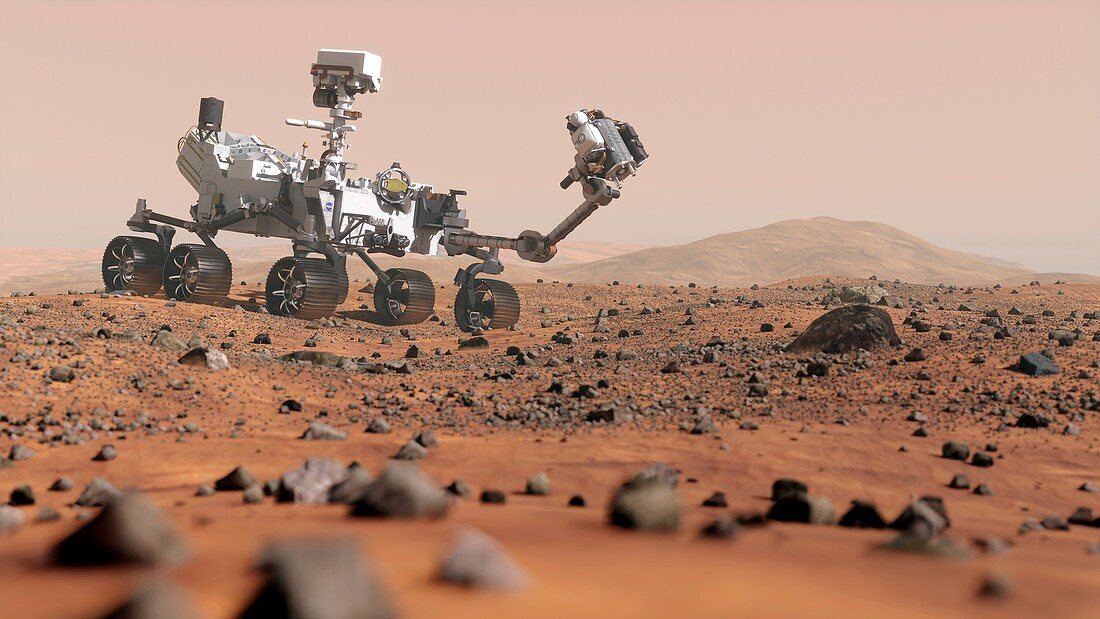 Perseverance Rover on Mars