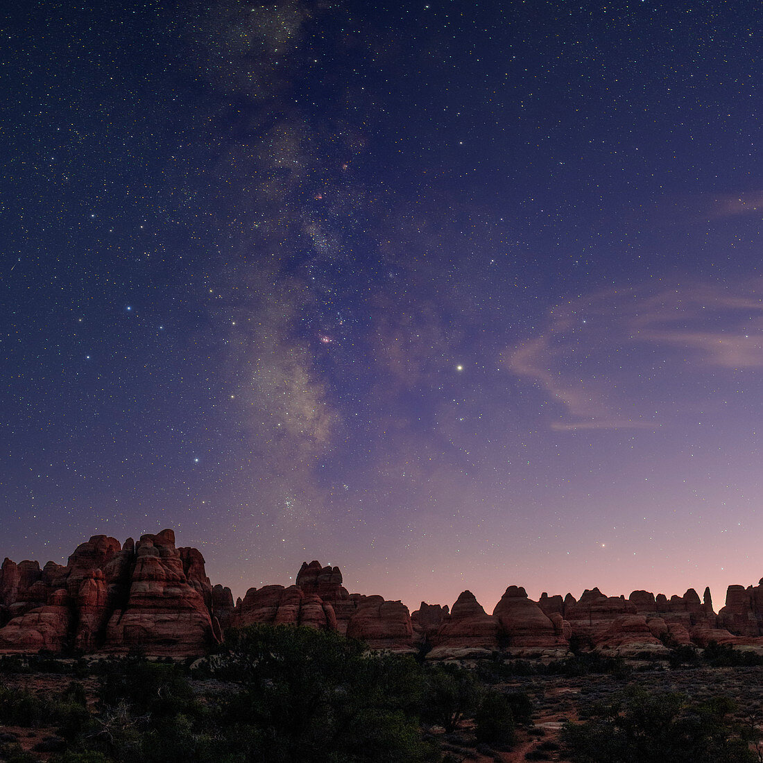 Milky Way over Canyonlands National Park, Utah, USA