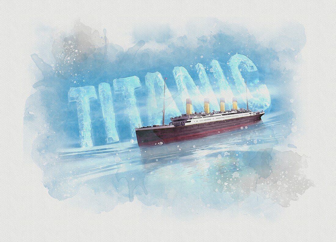 Titanic, conceptual illustration