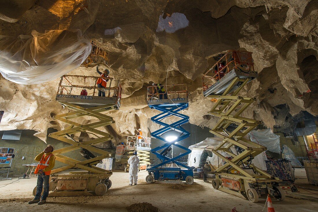Construction of Caverne du Pont d'Arc, France