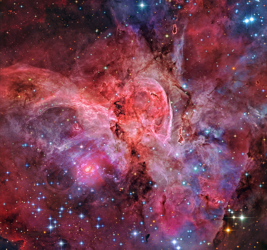 Carina Nebula, composite image
