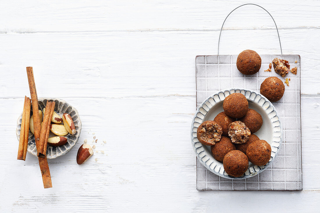 Vegan Brazil Nut and Cinnamon Balls