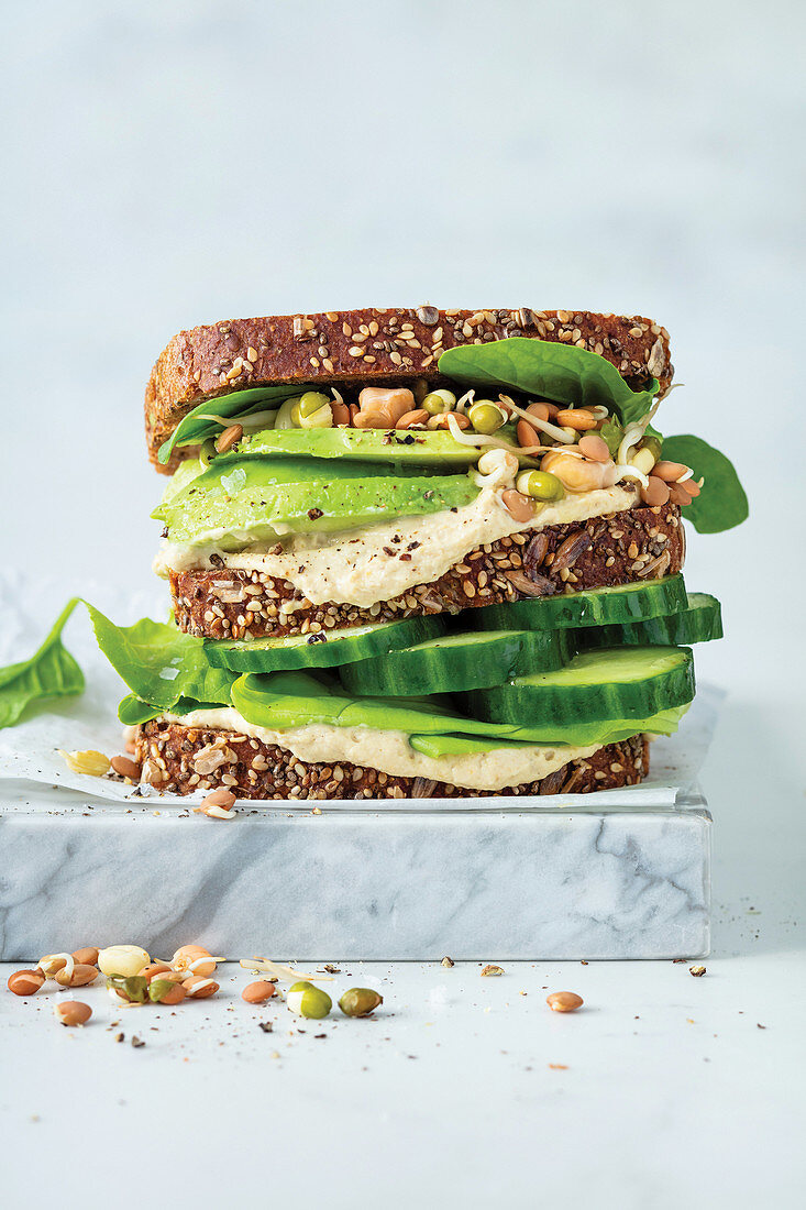 Healthy Green Sandwich