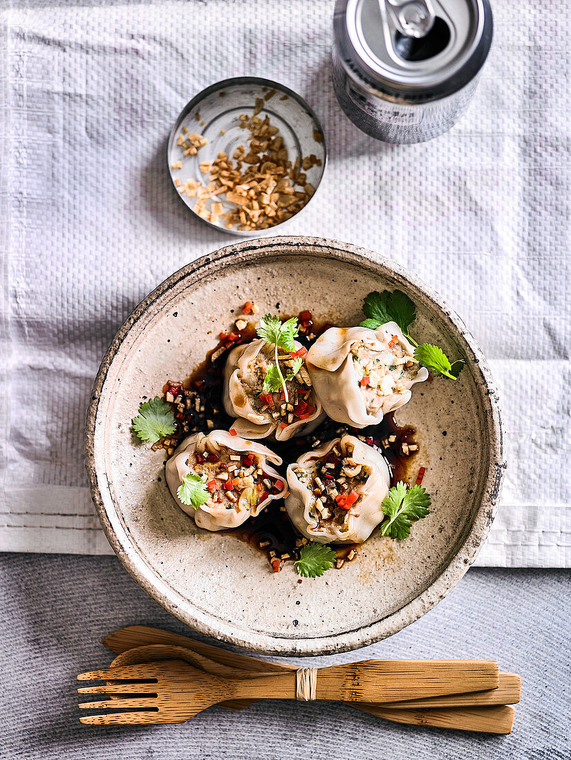 Thaiändische Siu Mai Dumplings