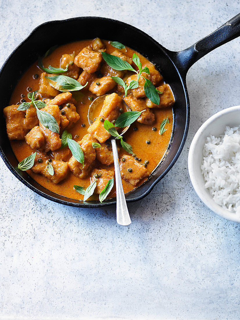 Thai pollock curry