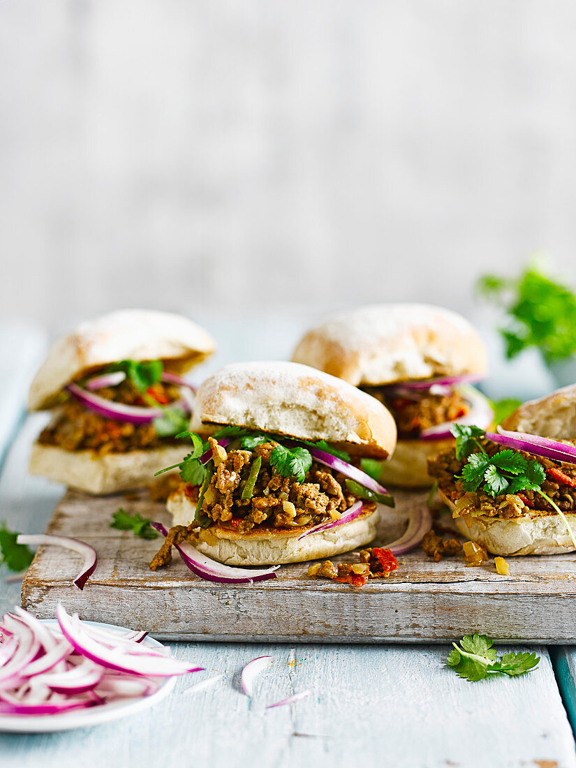 Keema Pav sandwiches