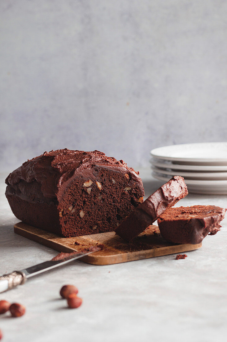 Schokoladen-Haselnuss-Kuchen