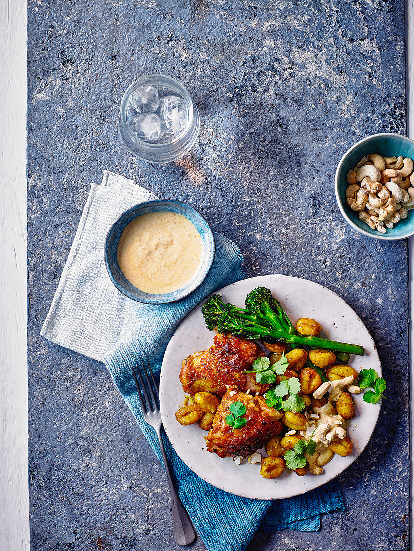 Spiced Chicken with Gnocchi Bake