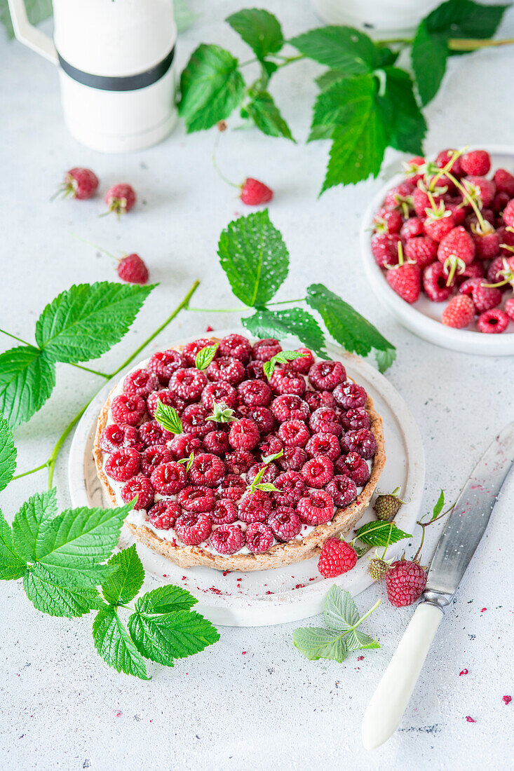 Raspberry tart