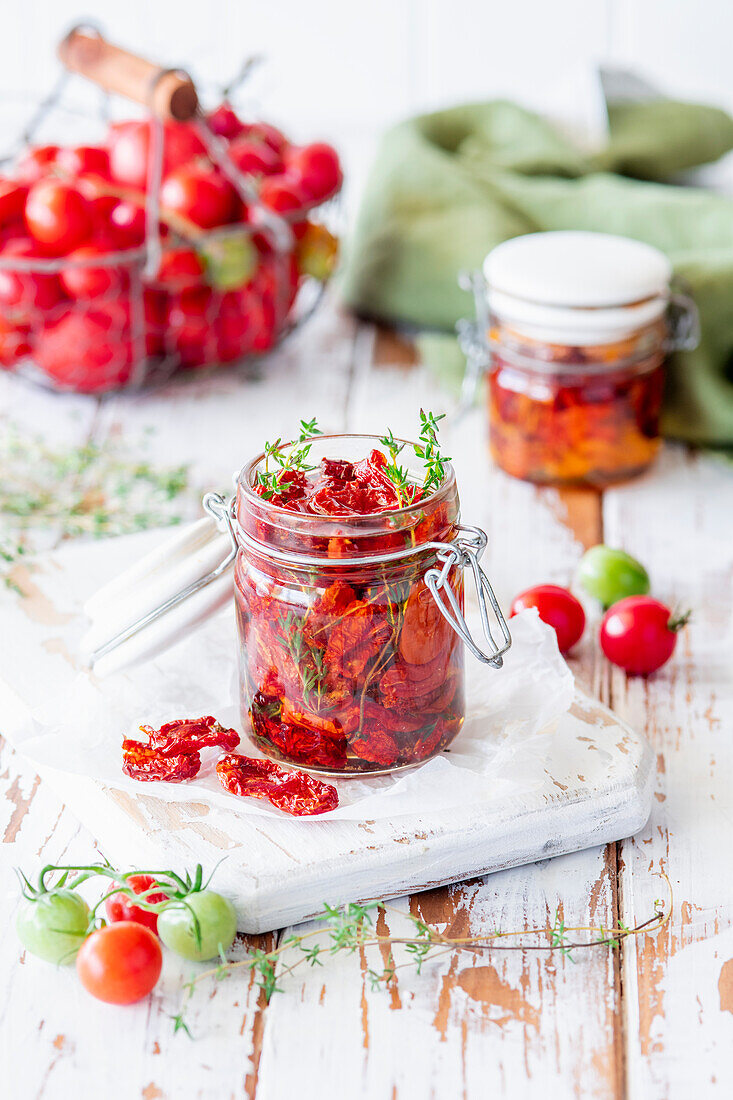 Slowly roasted tomatoes