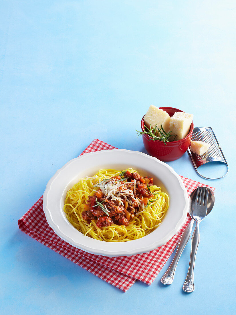 Spaghetti with Sauce Bolognese