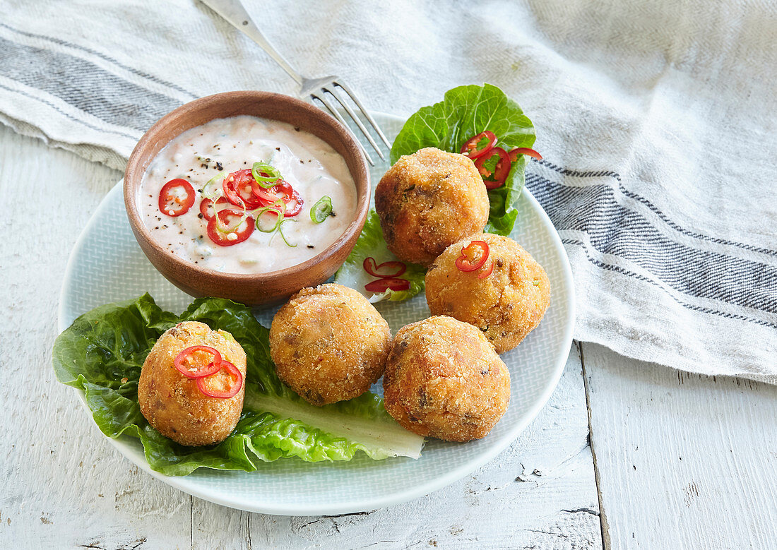 Sweet potato croquettes