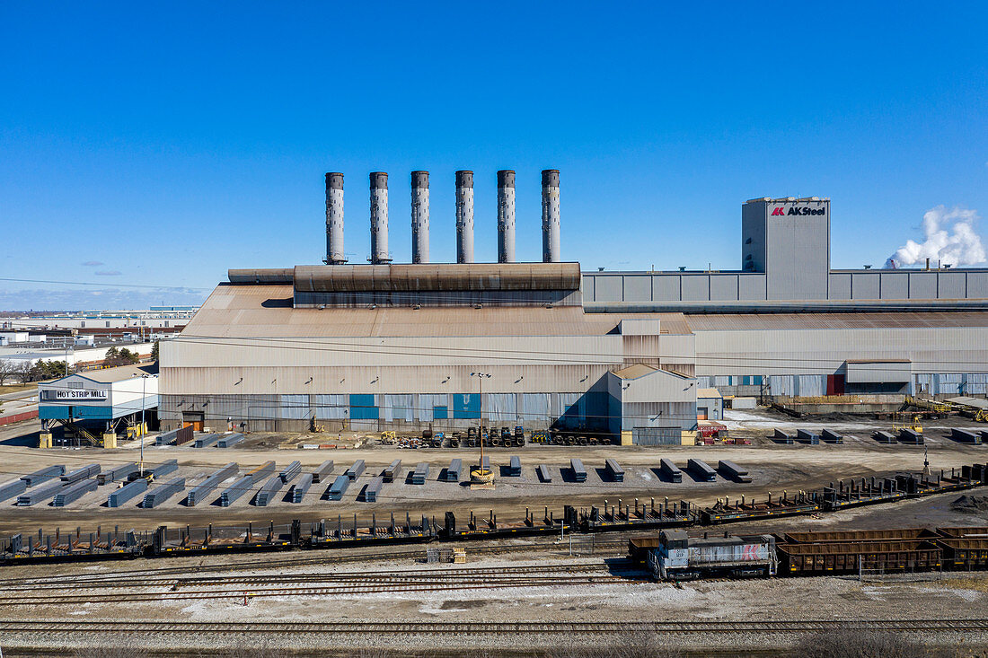 Steel mill, Dearborn, Michigan, USA
