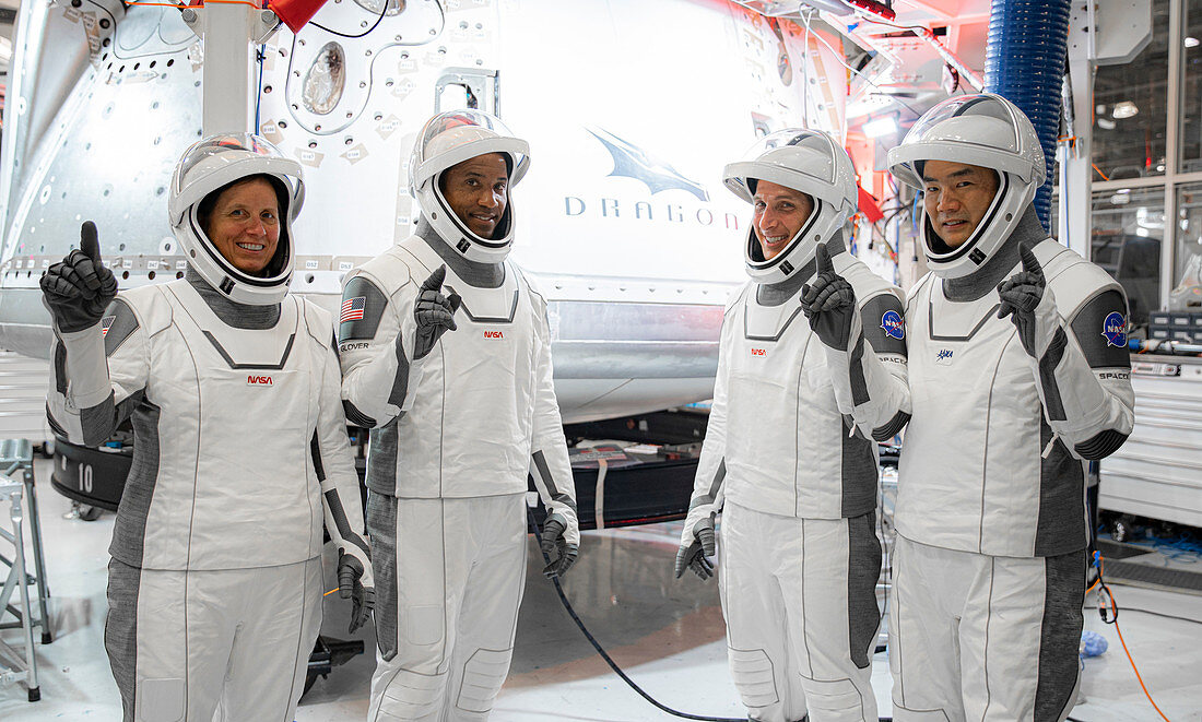 NASA SpaceX Crew-1 astronauts