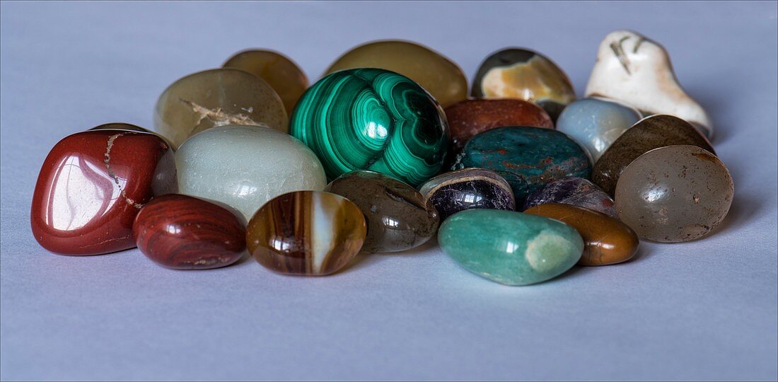 Collection of gem stones