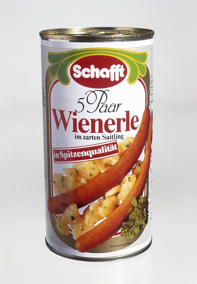 Eine Dose 'Wienerle' (von Schafft)