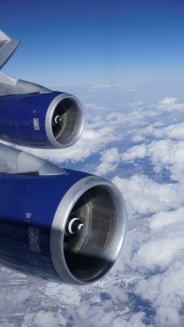 Engines of passenger jet