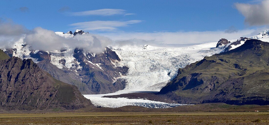 Retreating glacier, Iceland