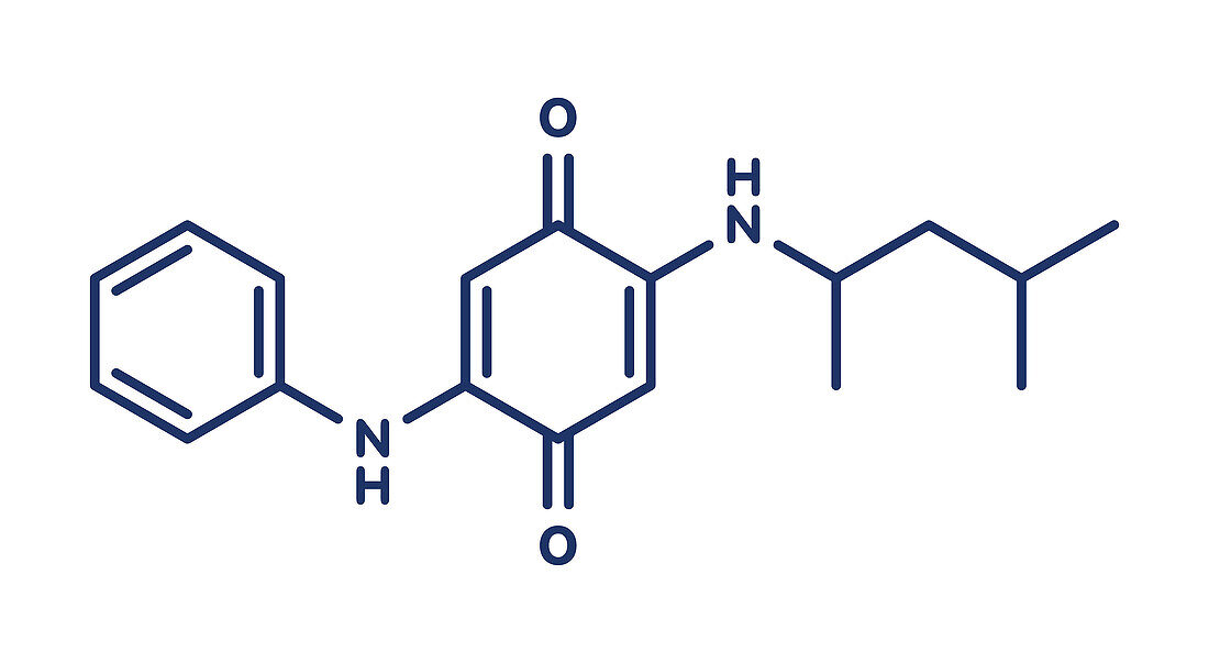 6PPD-quinone degradation product of 6PP, illustration