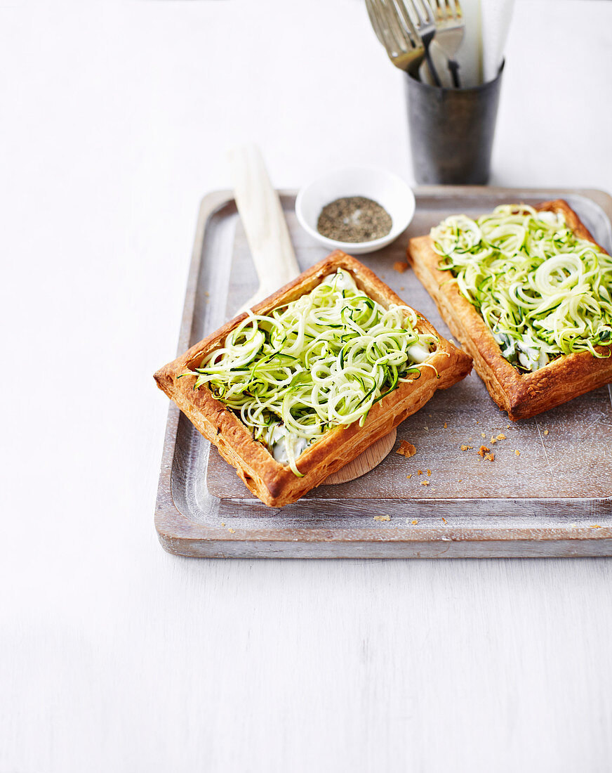 Courgette tart