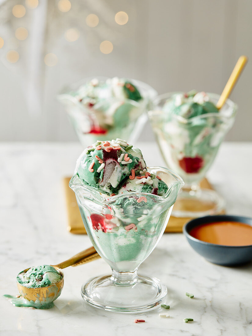 Festive Elf Ice Cream