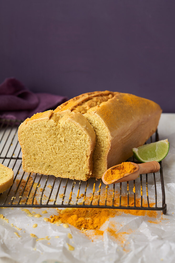 Turmeric coconut cake