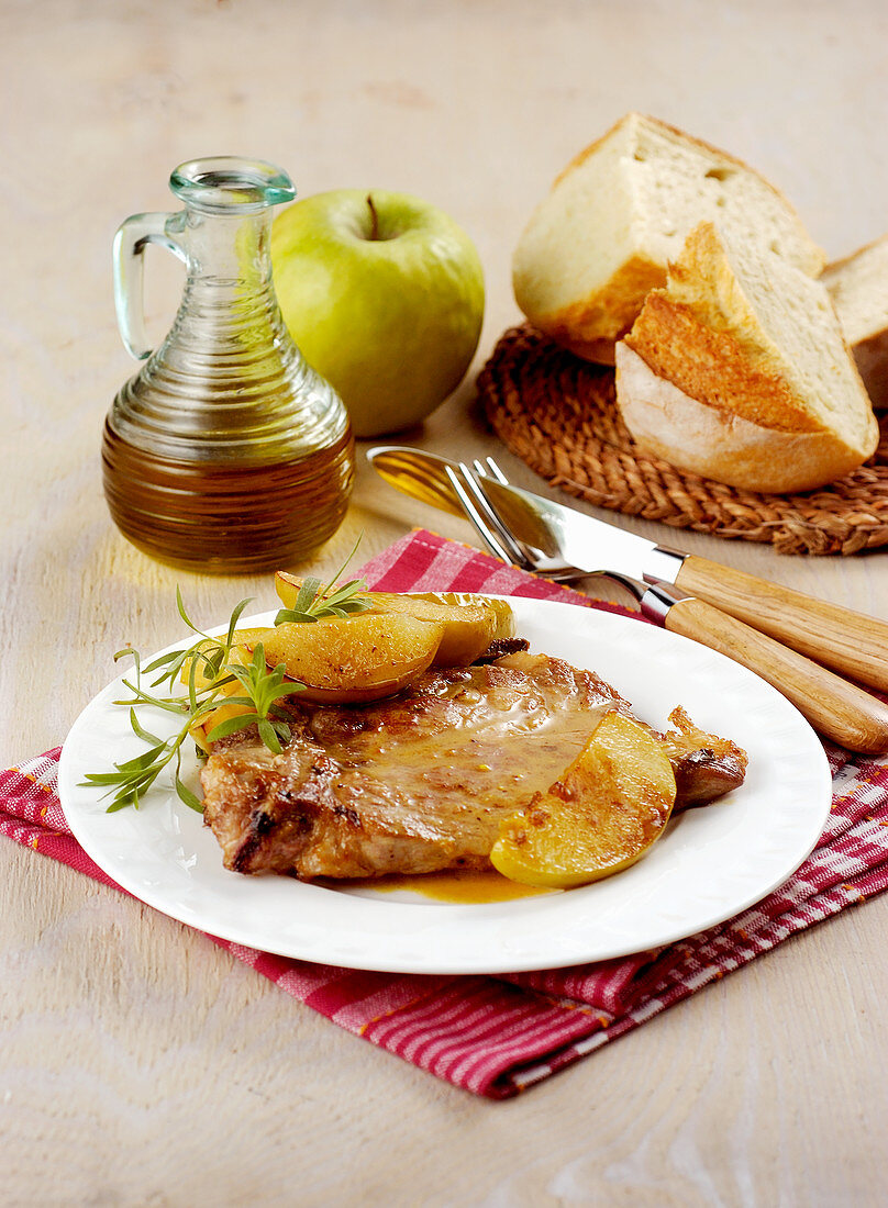 Pork Chops with Calvados