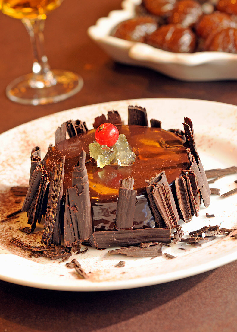 Mediterranean chocolate cake