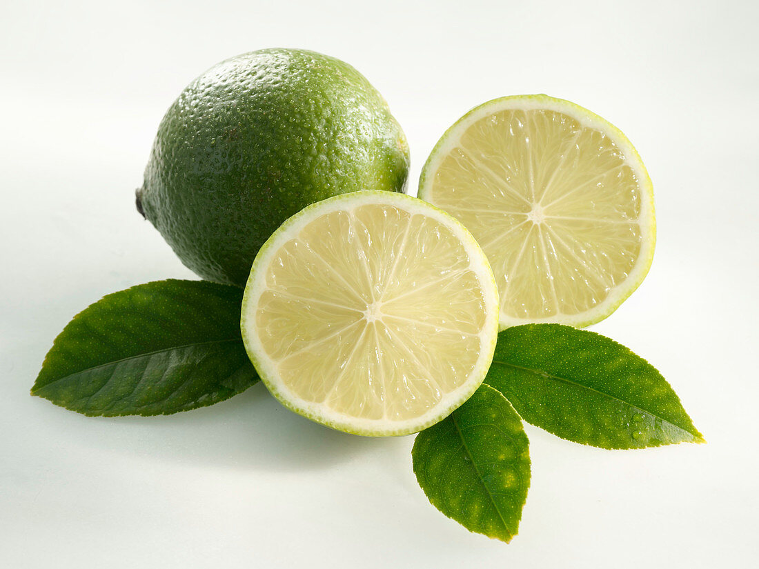 One whole and two half limes