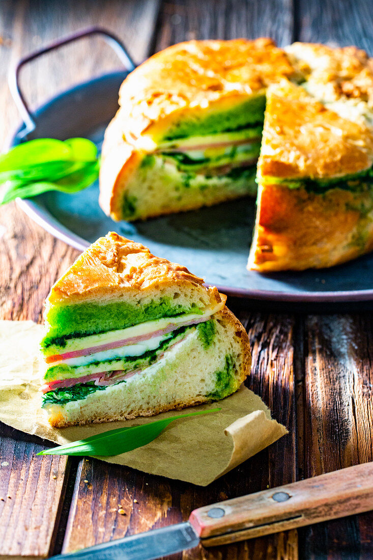 Italian filled sandwich bread