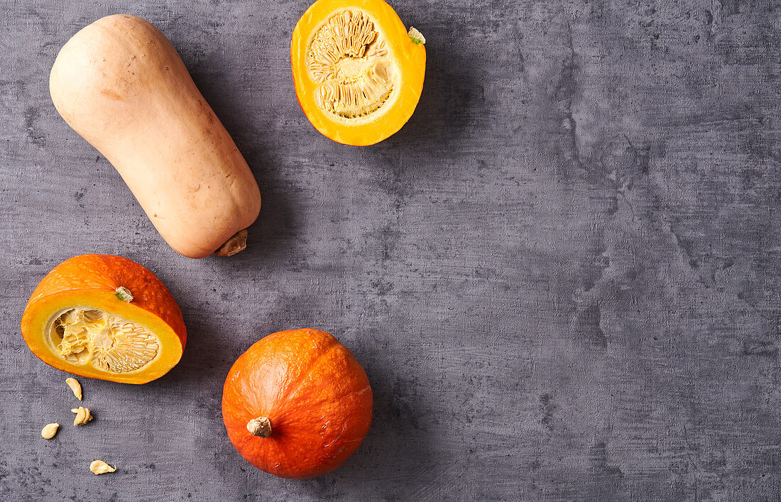 A variety of Pumpkins