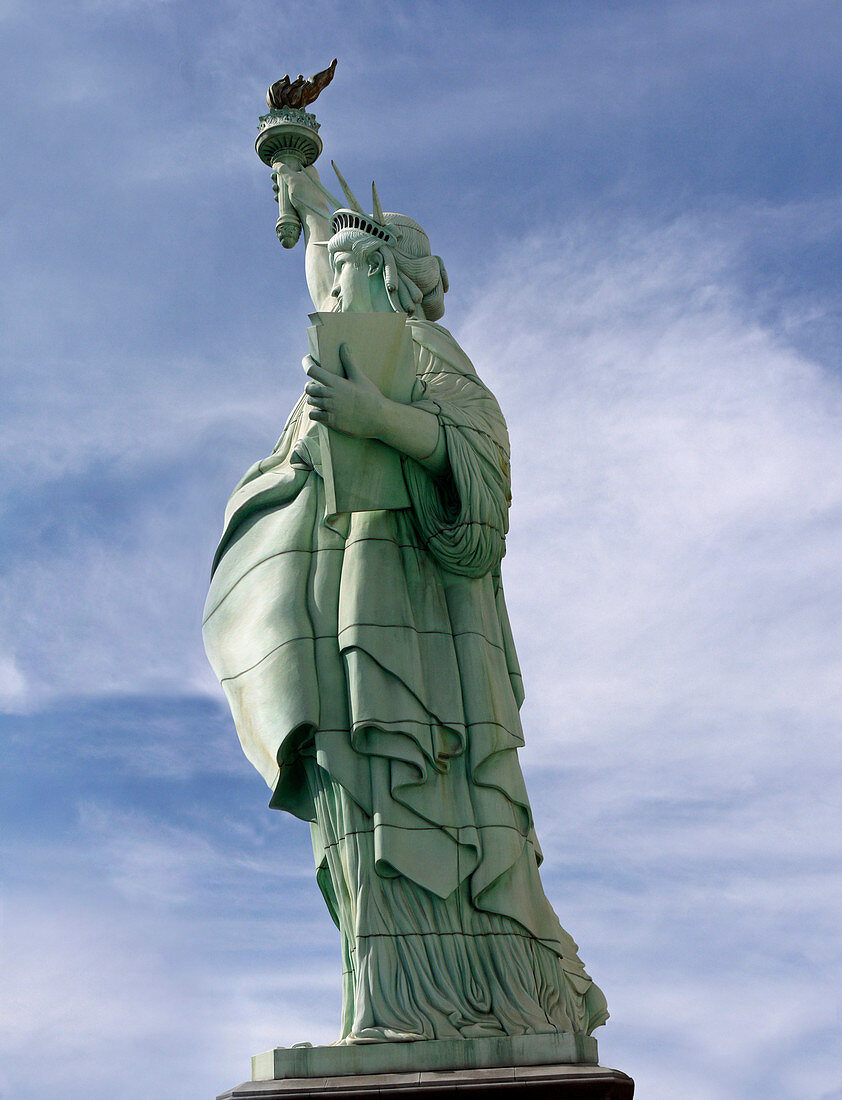 Pregnant statue of liberty, illustration