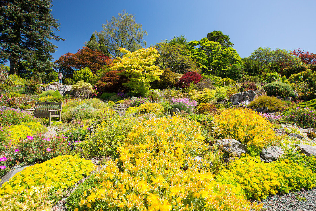 Holehird Gardens, Windermere, England, UK