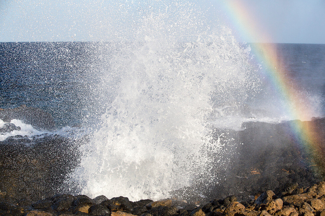 Crashing waves, Lanzarote, Canary Islands