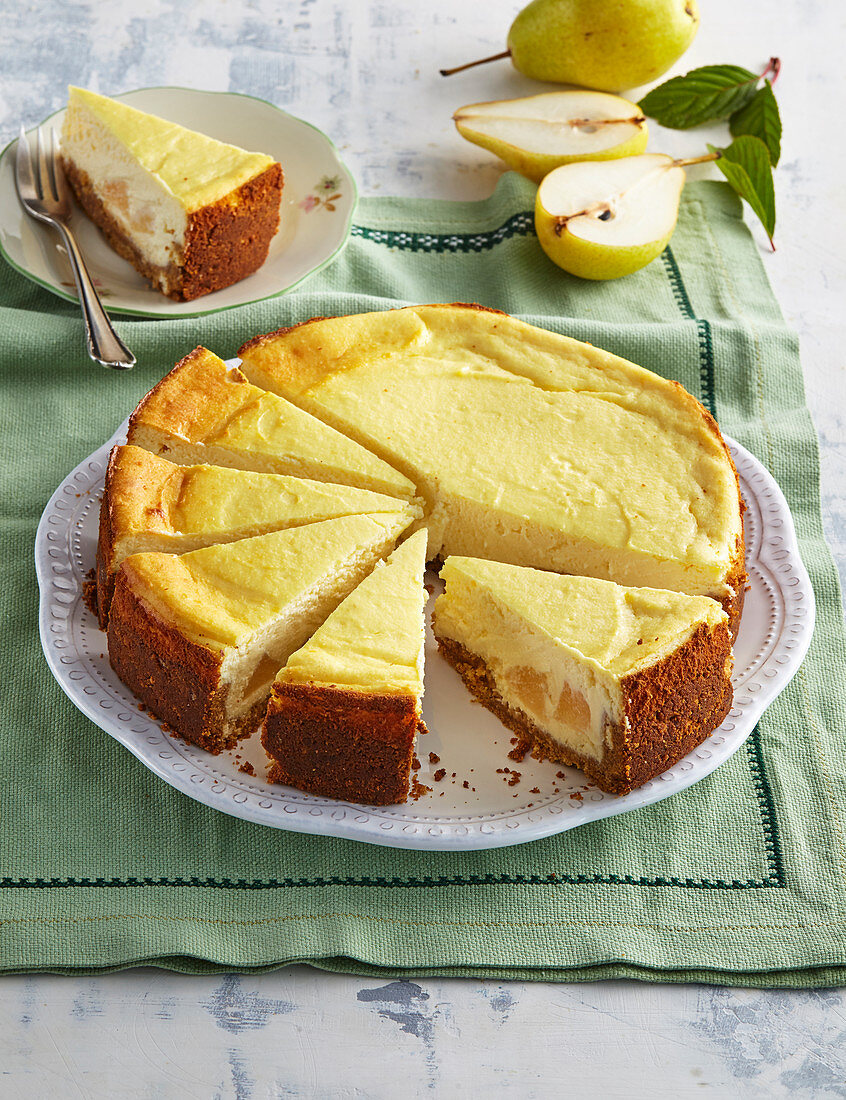 Pear Cheesecake