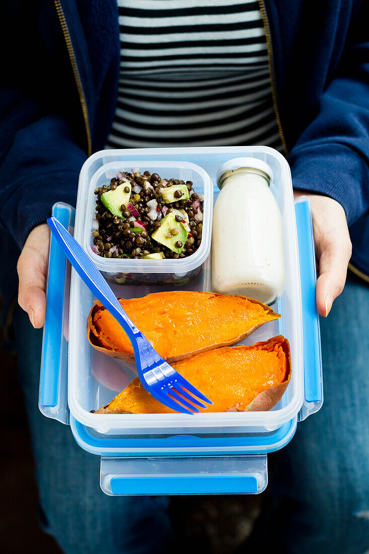 Sweet potatoes with a filling