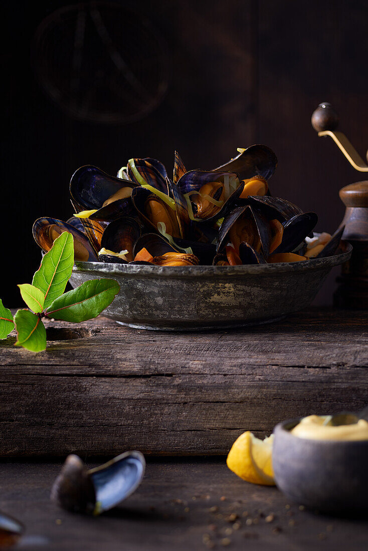 Dutch-style mussels