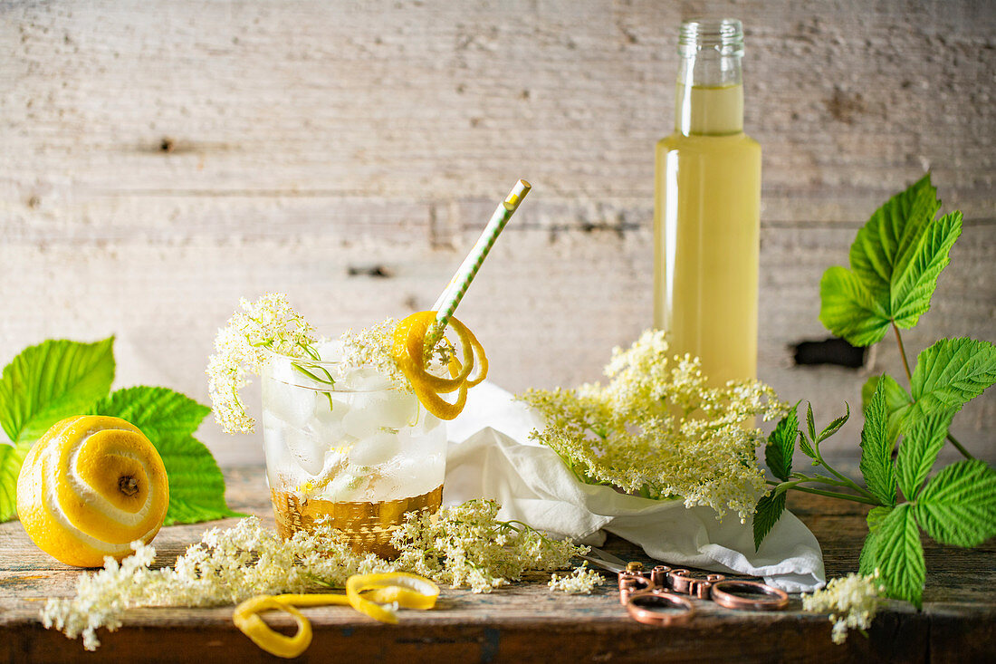 Lemon and Elderflower syrup