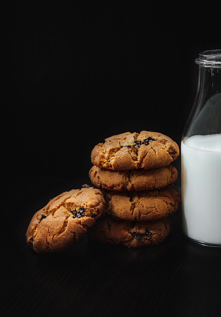 Chocolate Chips Cookies mit Peanut Butter