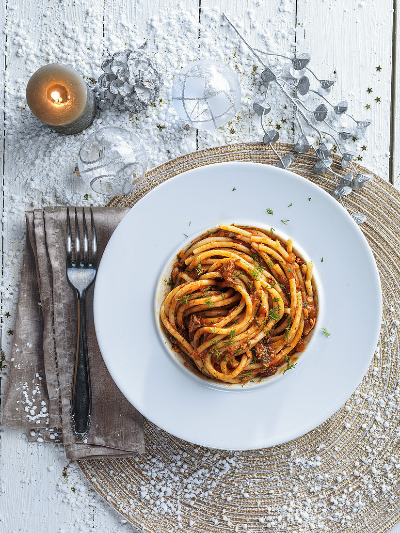 Spaghetti Bolognese for Christmas