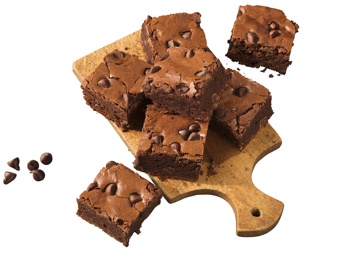 Brownies with chocolate chips