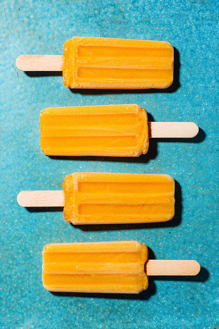 Mango popsicles