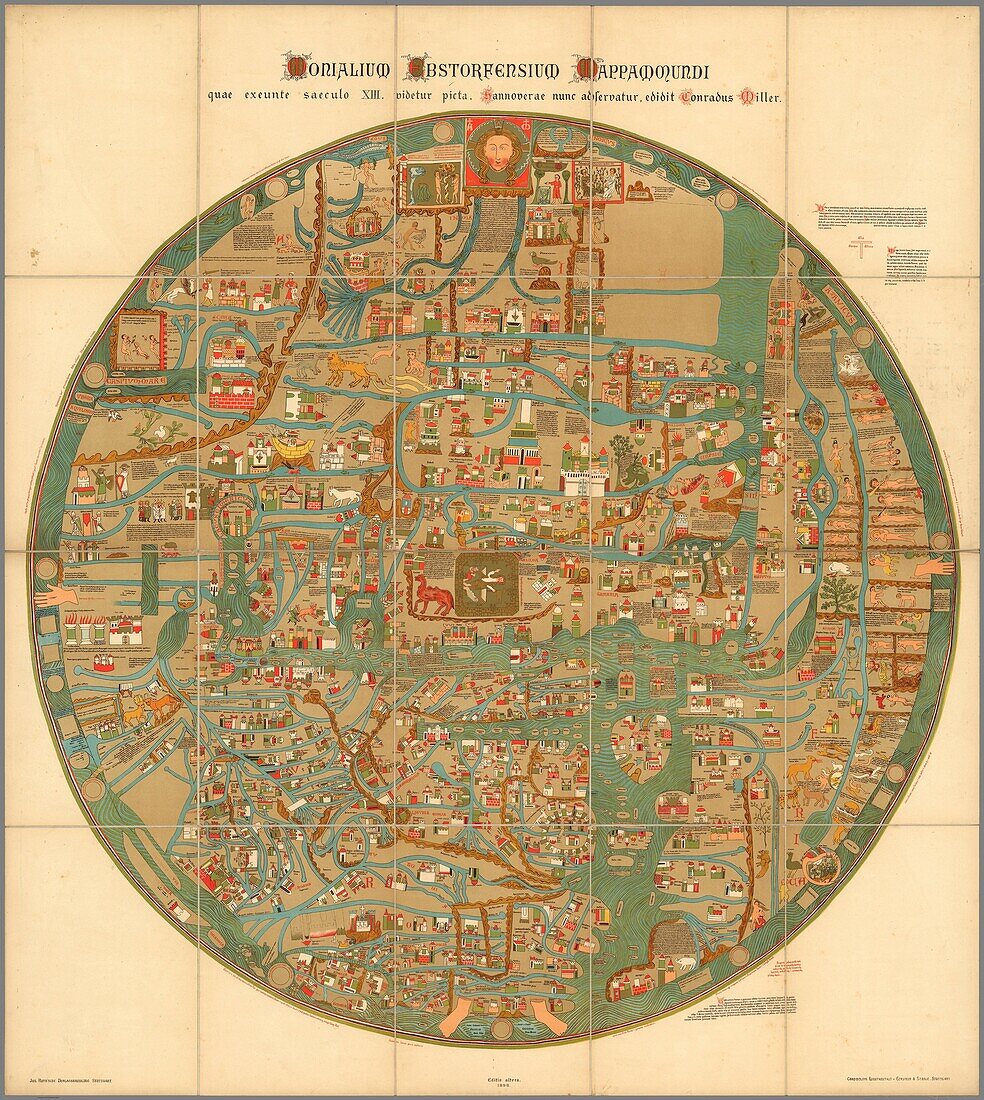 World map, 13th century