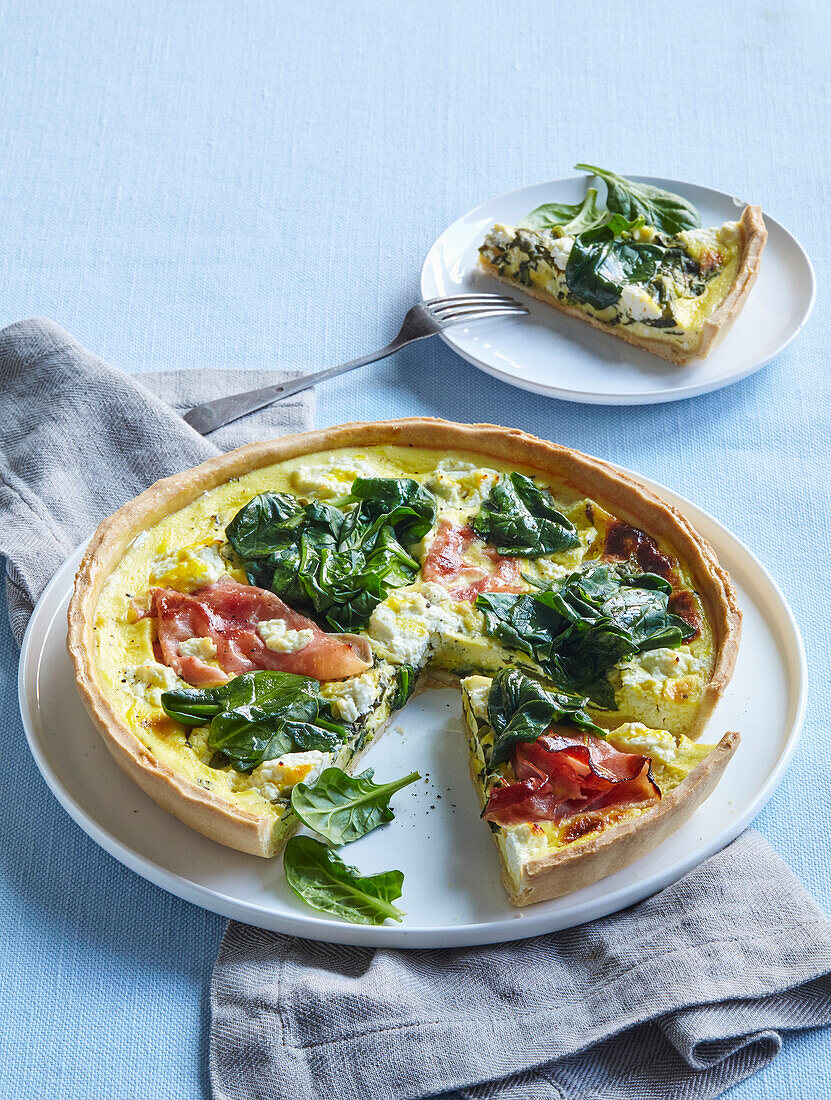 Spinatquiche mit Buttermilch