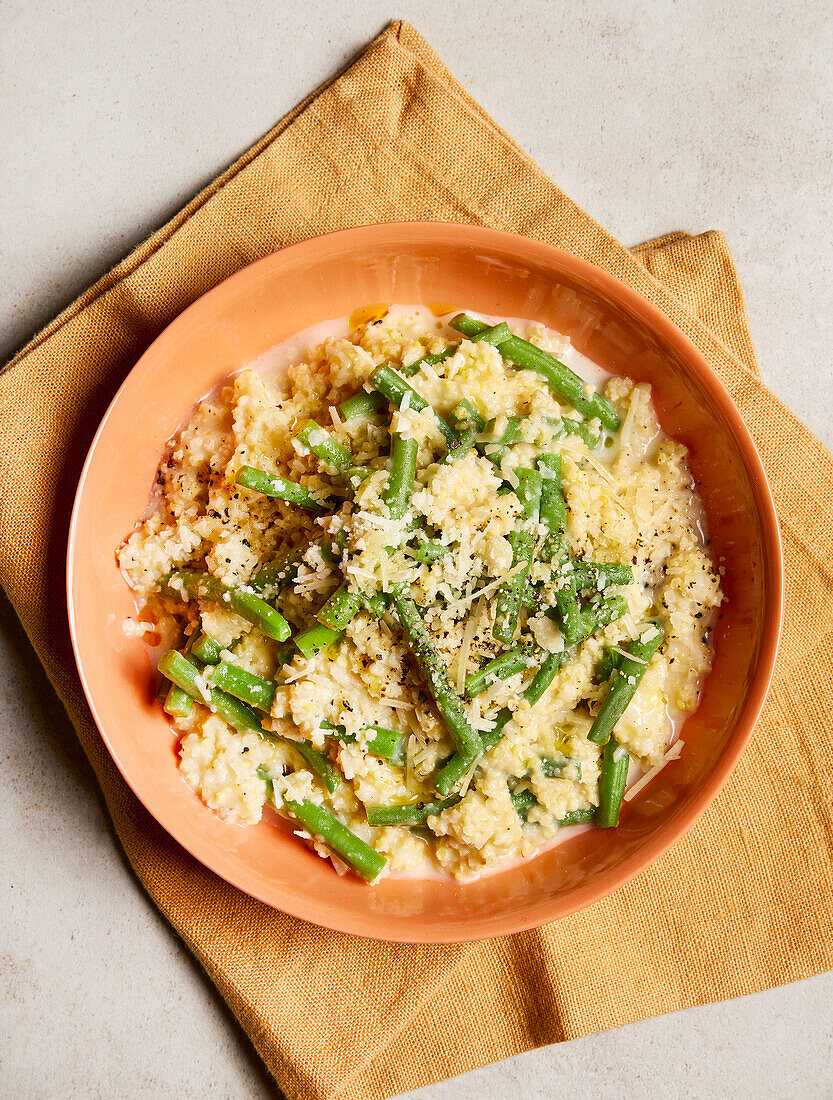 Bean risotto (sugar-free)