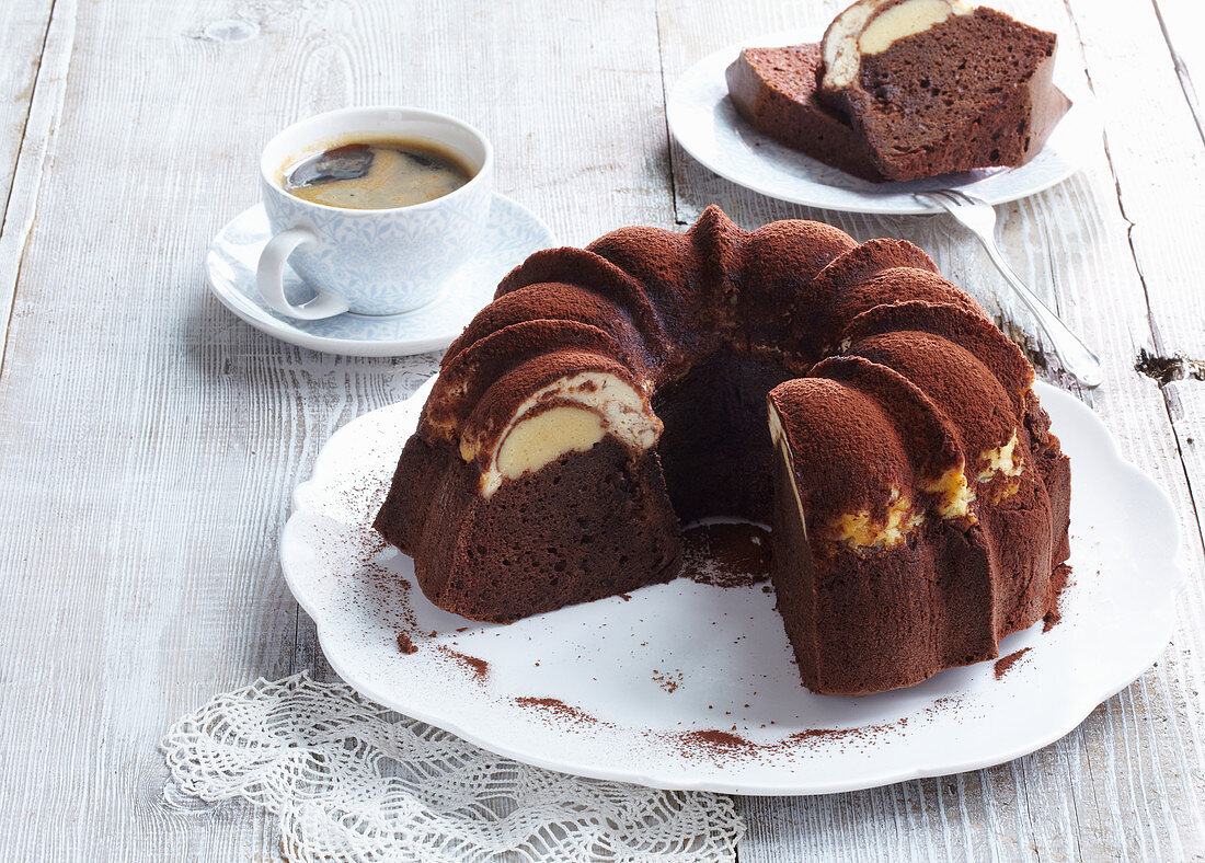 Schoko Fancy Bread mit Zimtfüllung