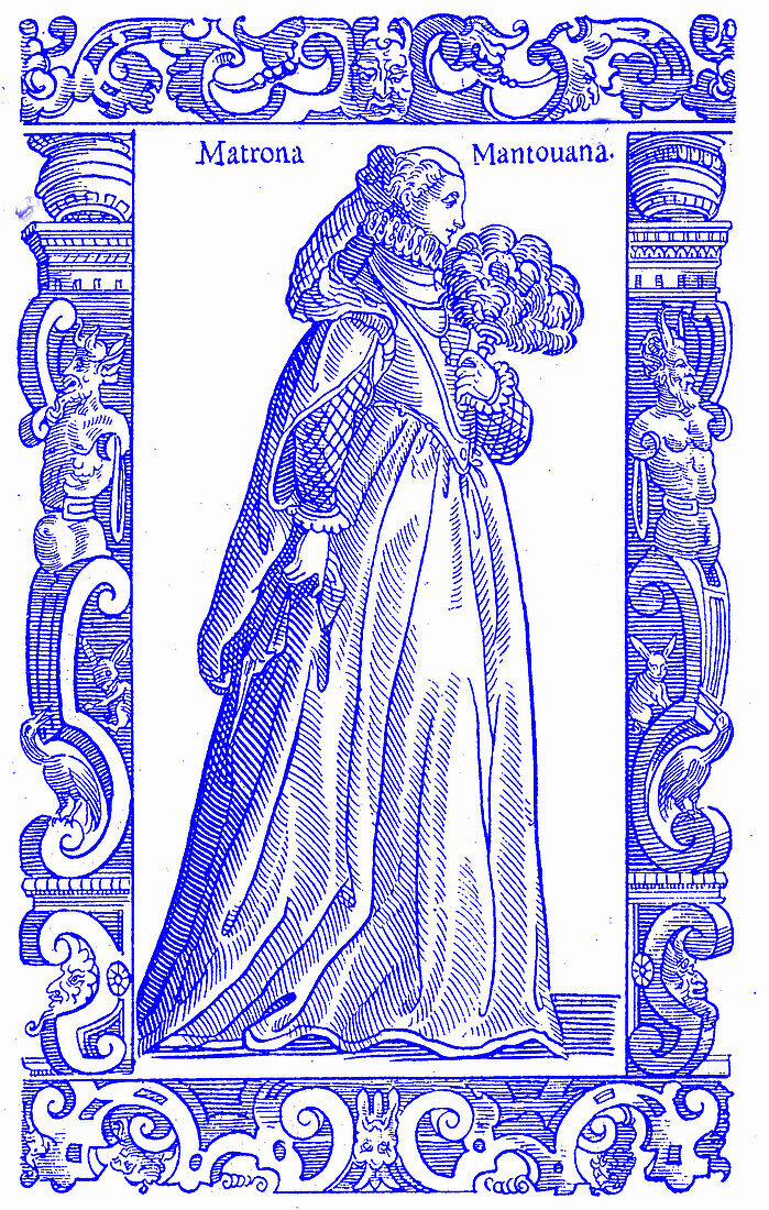 Matron from Mantua, 16th century illustration